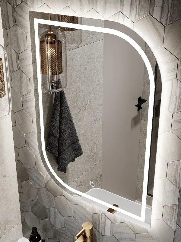 Зеркало навесное Z-17 с подсветкой вертикальное