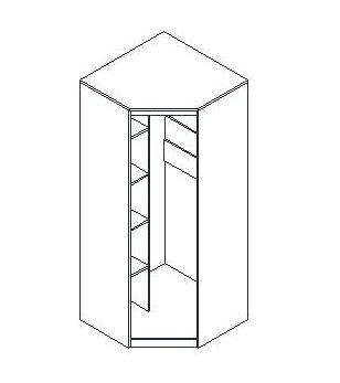 Шкаф угловой "Даллас" спальня
